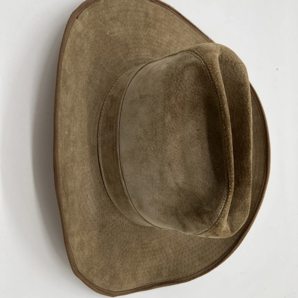 Sombrero de Vaquero Stetson Vintage Western Talla 6-7/8 Largo Ovalado Fieltro Tam Foto 4 de 4