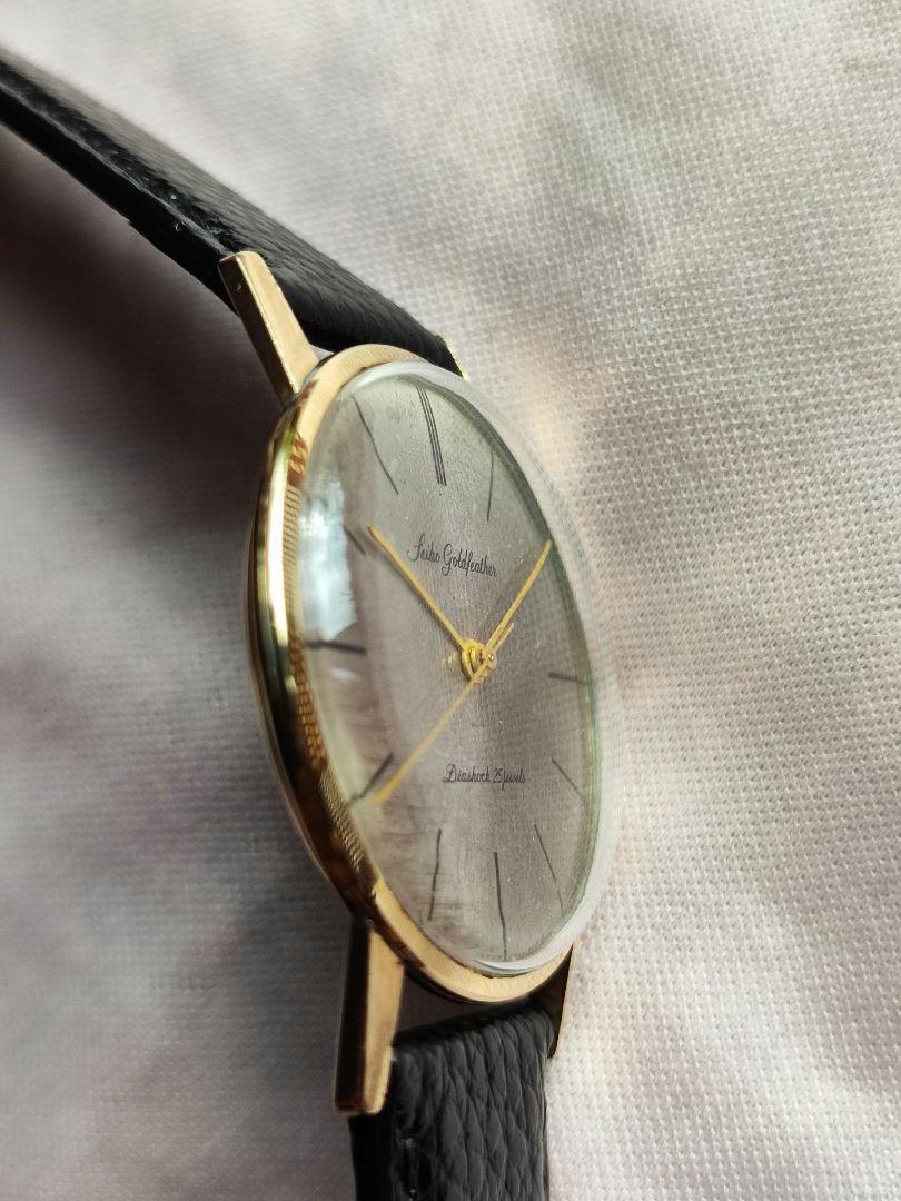 Seiko Gold Feather 15008E Vintage 14KGOLD FILLED Gold Manual