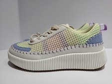 Nicole Miller Brita Multi Color Platform Sneakers Size 9 New Spring Color NEW