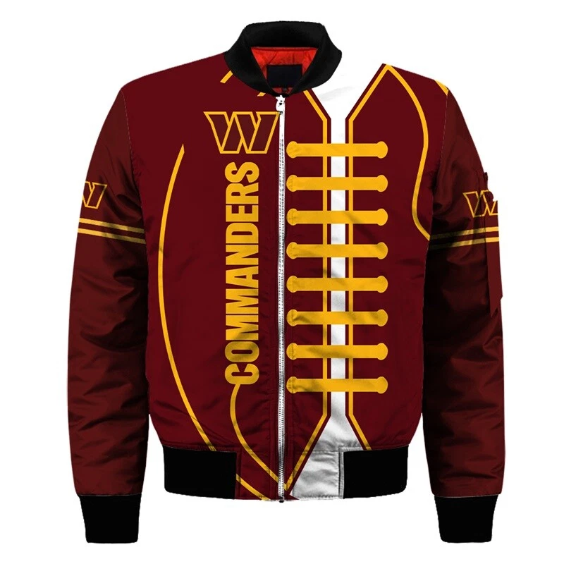 Washington Commanders Men's Flight Bomber Jacket