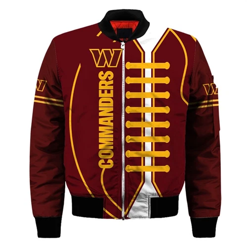 Washington Commanders Men's Flight Bomber Jacket