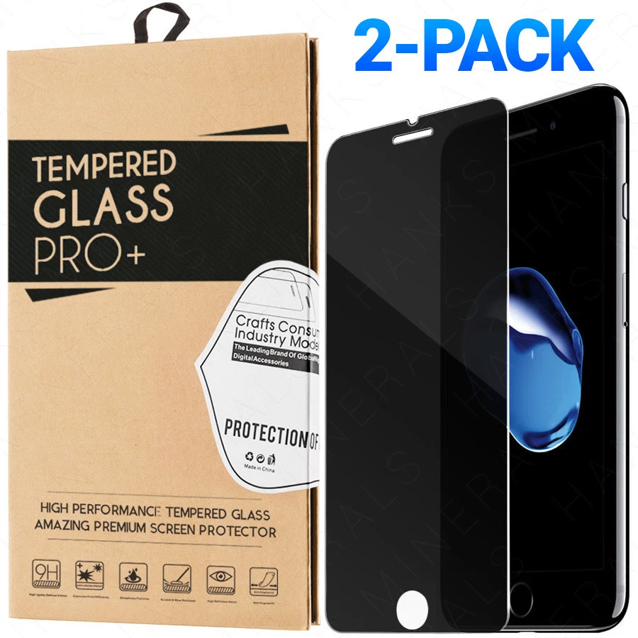 2x Protector de pantalla de vidrio templado de privacidad para iPhone 14 13 12 Pro Max Mini SE Foto 2 de 4