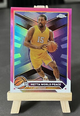 2023-24 Topps Chrome Refractor - Metta World Peace #13 / Lakers