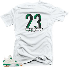 Shirt To Match Jordan 4 Pine Green Snelos 23 Unisex Match Sneaker tee