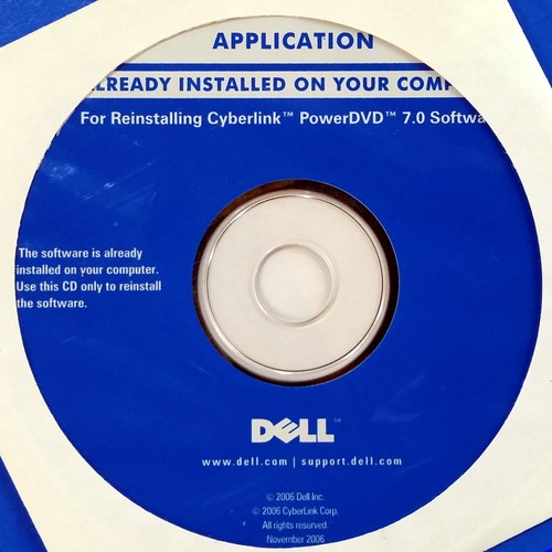 Dell OEM Software Lot Roxio Creator 9.0 DE PowerDVD WinDVD Re-installation Discs - Picture 9 of 10