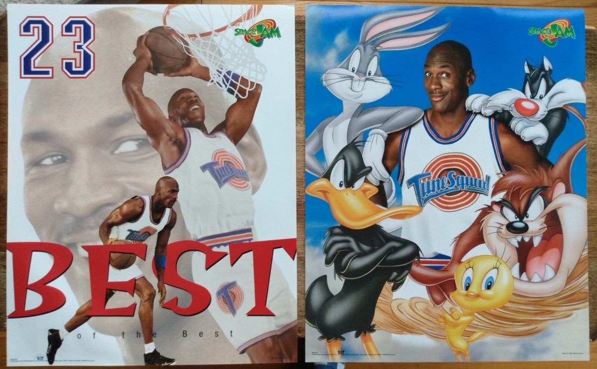 マイケル・ジョーダン   SPACE  JAM   1996  2点セット 新品 Michael Jordan 2pc Plate & Bowl Space Jam Warner Bros 1996