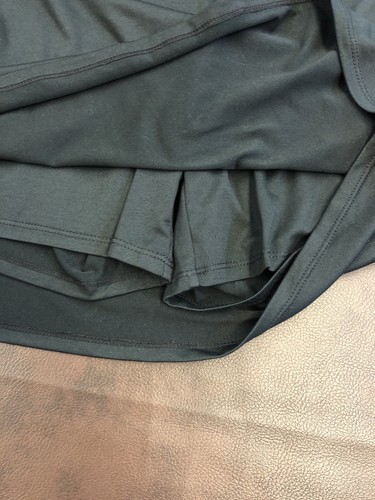 Solid Black Woman Skort 22/24 XXL 2X Black Skirt Shorts New Summer Sports Soft - 第 4/7 張圖片