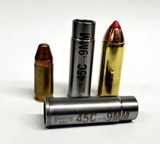 45 COLT/454 CASULL/460S&W to 9MM- Chamber Reducer/Adapter - Set of 2 USA MADE