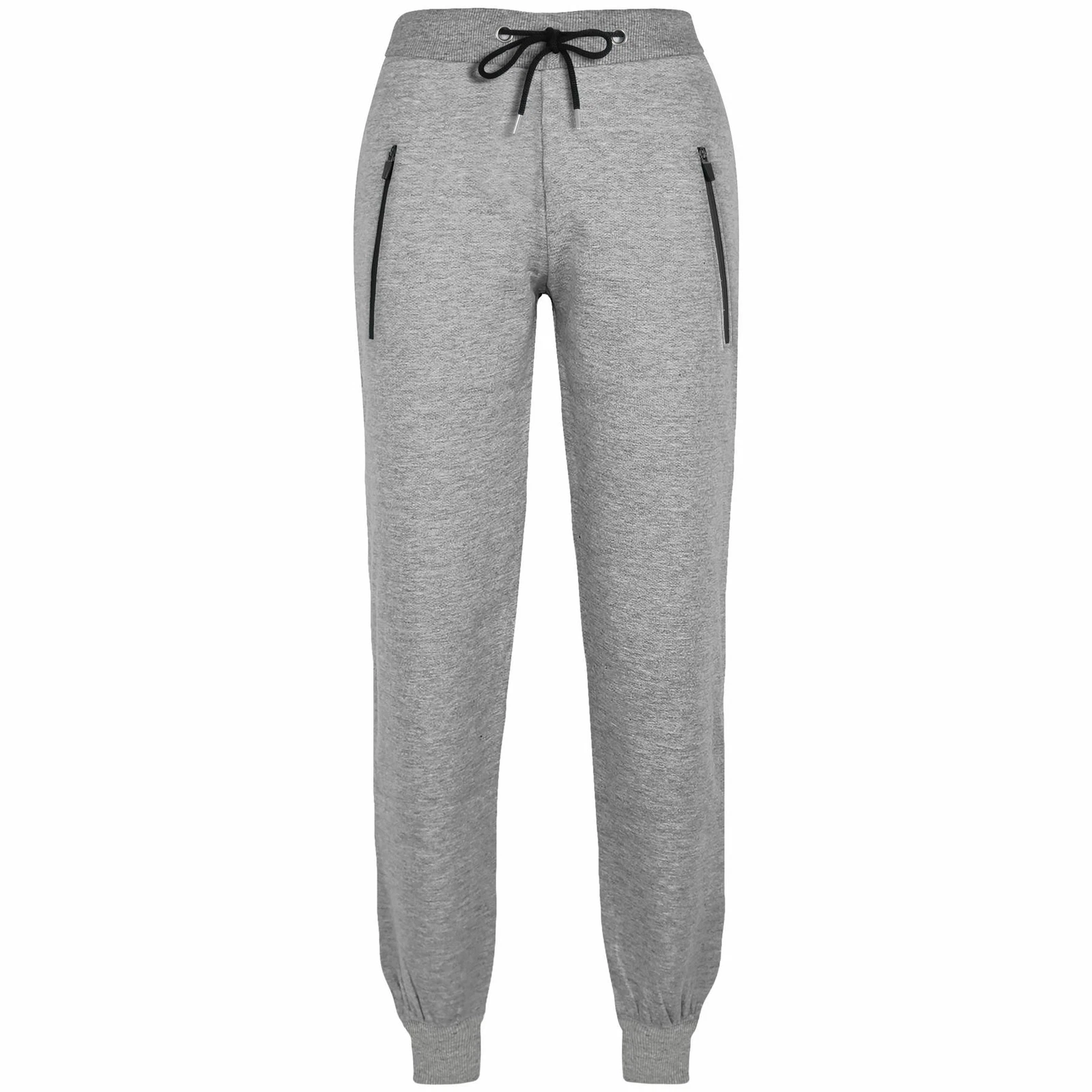 Mens Gym Trousers Exercise Sweatpants Grey Fleece Jogging Bottoms Joggers