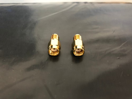 Rp SMA Macho Conector A Hembra Jack Antena Wifi Exntensor Adaptador Oro x2 GB - Imagen 6 de 10
