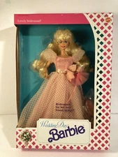 Vintage Wedding Day Barbie Bridesmaid for Best Friend Midge 1990  #9608