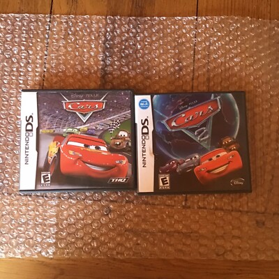 Cars  & Cars 2 Nintendo Ds  Disney GAMES Complete with their manuals  