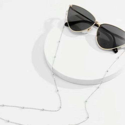 Sunglasses Chain Eyeglass Glasses Sliver Tone Necklace Lanyard Eyewear Rope New