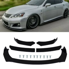 For Lexus IS250 IS350 Black Front Bumper Lip Spoiler Splitter Body Kit US