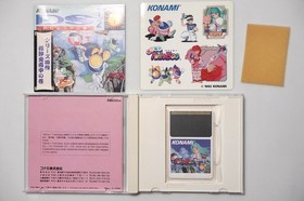 PC Engine Detana!! TwinBee boxed + Sticker + AD Japan Hu-Card game US Seller