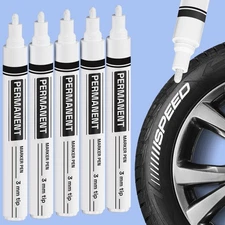 ARTISTRO 5 Oil-Based Permanent Paint Markers - Medium Tip Markers for Tire Wo...