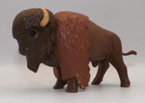 Nice Vintage 1988 Geobra Playmobil Buffalo Bison Figurine
