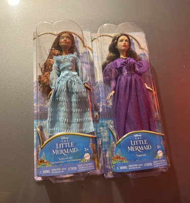 Disney The Little Mermaid Ariel & Vanessa 11in Fashion Dolls Lot of 2 Unopened