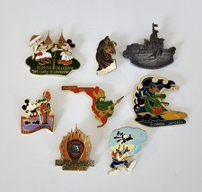 Vintage Florida Jaycees Pin Lot Of 8 - Some Disney / Mickey Themed