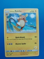 Pokémon TCG - Alolan Raichu - SM65 Promo Non-Holo Pokemon Card - Pikachu Stamp