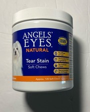 Angels' Eyes Natural Tear Stain Remover Soft Chews 120 Ct Dog 4/26