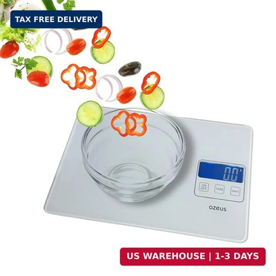 AZEUS Food Scale with USB Rechargeable, Digital Kitchen Scale with 6 Units, High