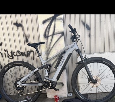 Carver Drift E.510 E-Mountainbike Grau Vollfederung Mittelmotor Kettenschaltung