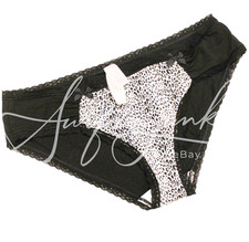 Victoria Secret Vintage Panty Panties XL Cotton Bikini Low Rise Hiphugger Animal