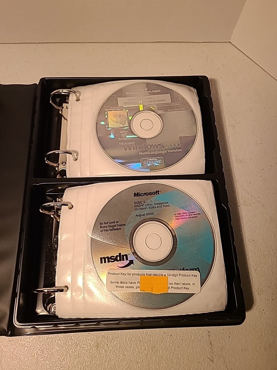 Windowsアクセサリー Microsoft MSDN C MICROSOFT MSDN Software Discs w/Storage Case Lot of 43 | eBay