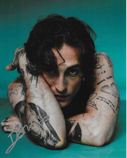 * DAMIANO DAVID * signed 8x10 photo * MANESKIN * FUNNY LITTLE FEARS * COA *
