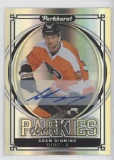 2023-24 Upper Deck Parkhurst Parkies Gold Achievement /15 Adam Ginning Auto 3yd