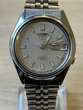 Vintage Seiko 5 Automatic Men's Watch 17Jewels Day/Date Spare/Repair ref38 