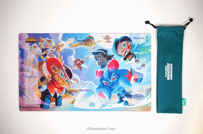 Cookie Run Braverse Playmat Pouch Set Two Cosmos Promo GingerBrave Official MD