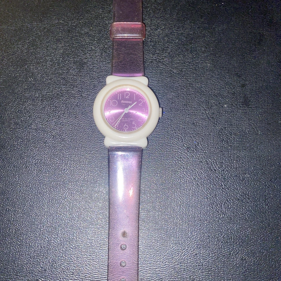 Pre-Owned Women’s Armitron 25/4457 Purple Analog Watch Vintage Wrist Watch - image 2 of 4