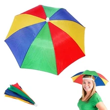 Umbrella Colorful Hat Outdoor Fishing Golf Camping Beach Hot Headwear Adjustable