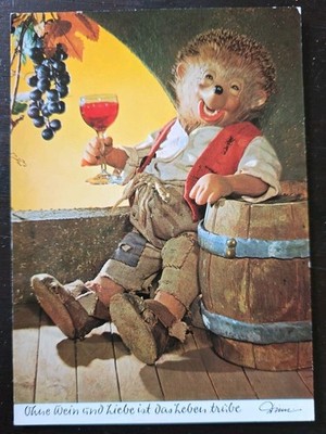 AK/PK Mecki.  Without wine and love, life is murky.  No 311.  1967