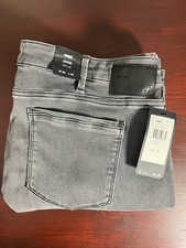 Mavi Jeans Mens 40X32 Gray Athletic Jake Slim Leg Stretch Denim Pants NEW