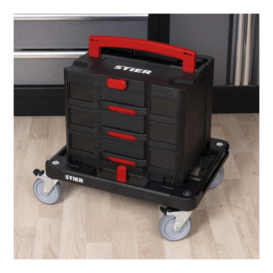 STIER Systainer-Rollbrett RB BLACK-Edition für alle T-Loc Systeme und Systainer³ - Bild 2 von 4