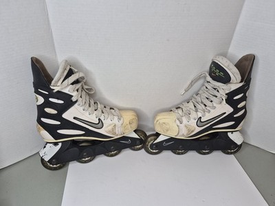 Vintage Rare Nike Zoom Air Size 7  Men White Hockey Inline Skates True To Size 