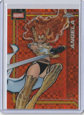 2026 MARVEL TOPPS CHROME ORANGE XFRACTOR REFRACTOR /25 #101 ANGELA