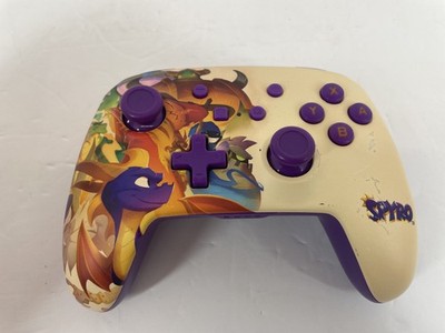 PDP Nintendo Switch Spyro Enhanced Wireless Controller - Purple & Beige - WORKS