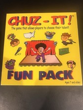 Open Complete Chuz-It Fun Pack Talent Show Family Board Game 2004 Flashback Game