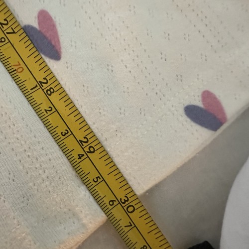 PJ Salvage Heart Print Pajama Pants. Ivory Pink & Purple. Size S. New with Tags - Bild 13 von 13