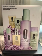 New Clinique Great Skin Everywhere For Dry Combination Skin 6 Piece Set Gift