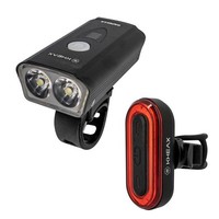 Fahrradbeleuchtung Vorne+ Hinten Wiederaufladbar Kheax Capella/Tuban II 500/50L