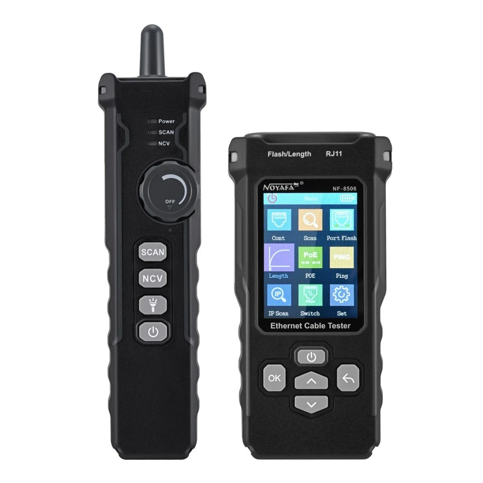 8 in1 Netzwerk kabel tester LAN Internet Ethernet Prüfgerät RJ11 RJ45 Ping Test - Bild 2 von 4