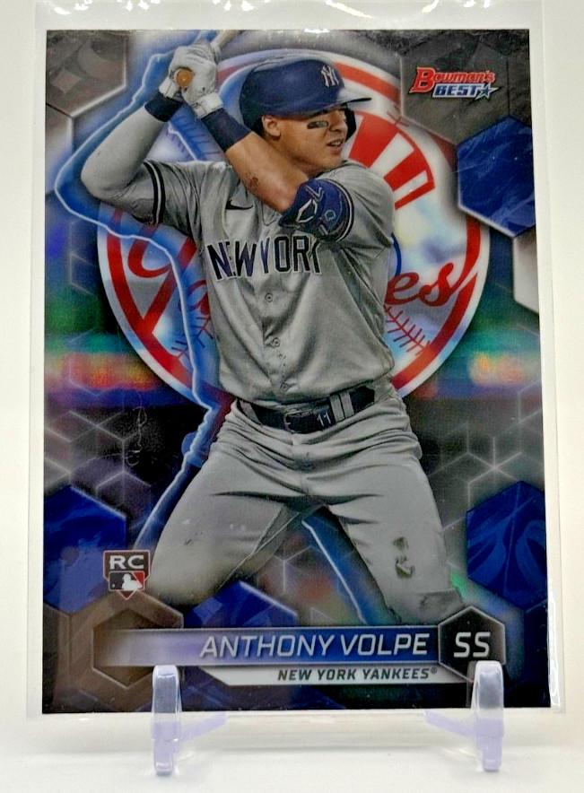 2023 Bowman's Best REFRACTOR Anthony Volpe RC  #42 New York Yankees