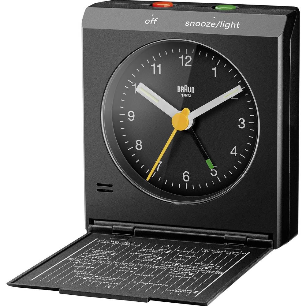 Réveil Braun BC05B noir doté d'une minuterie de précision pour la cuisine