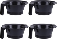 Lurrose 4pcs Hair Coloring Bowls Plastic Hair Mixing Bowls with Scale Color Mixi