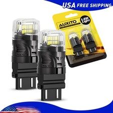 Pair Auxito 3156 3157 White Led Backup Reverse Light Bulbs 6500k Bright White Us